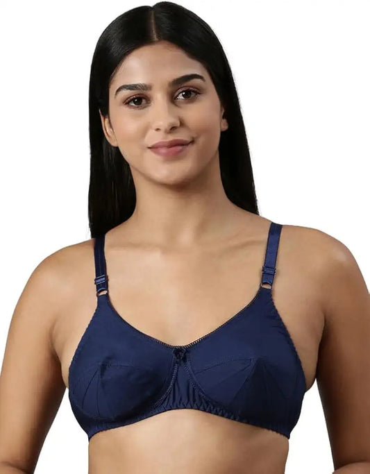 Women's Double Layered Cut and Sew Bra Full Coverage