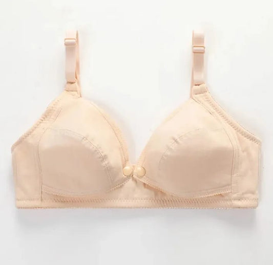 Front button open feeding bra soft paded