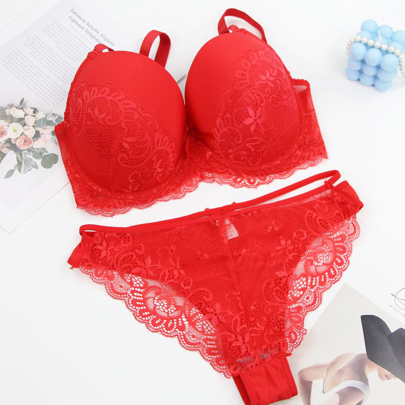 Recell Seamless Sexy Lace Push Up Bras Panties Sets