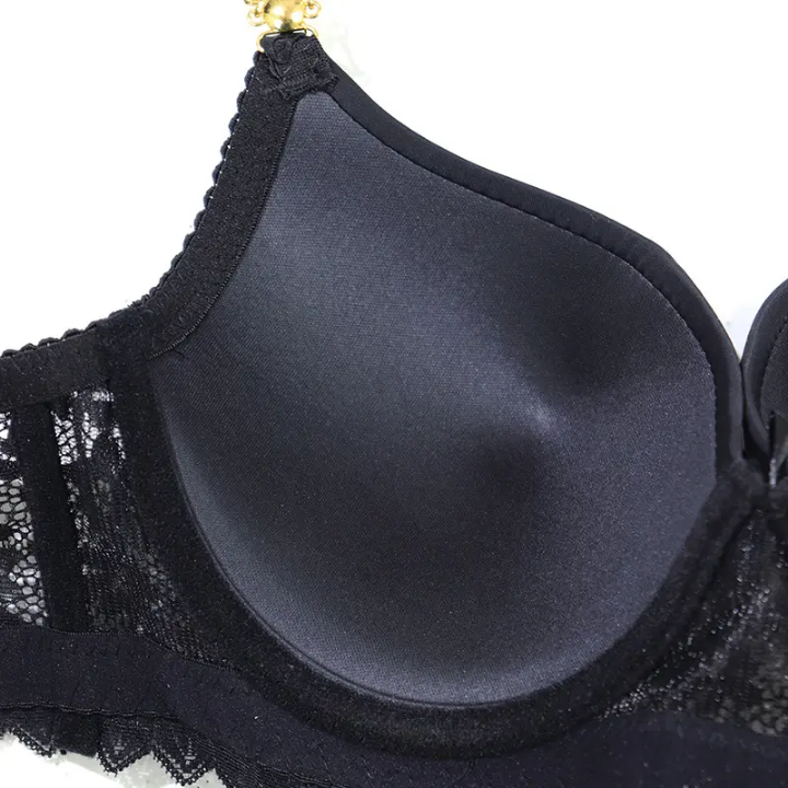Rhinestone Lace Ladies Sexy Bra Underwear Set