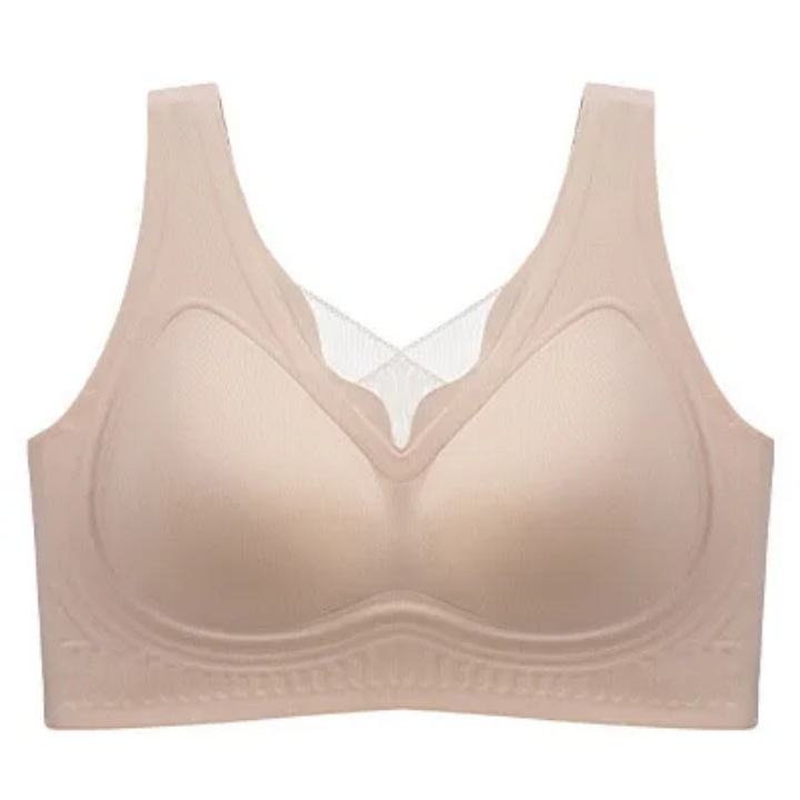 Pushu-UP Bra Breathable Jelly Soft Support Mesh Underwear Comfortable Beautiful Back Women's Bra