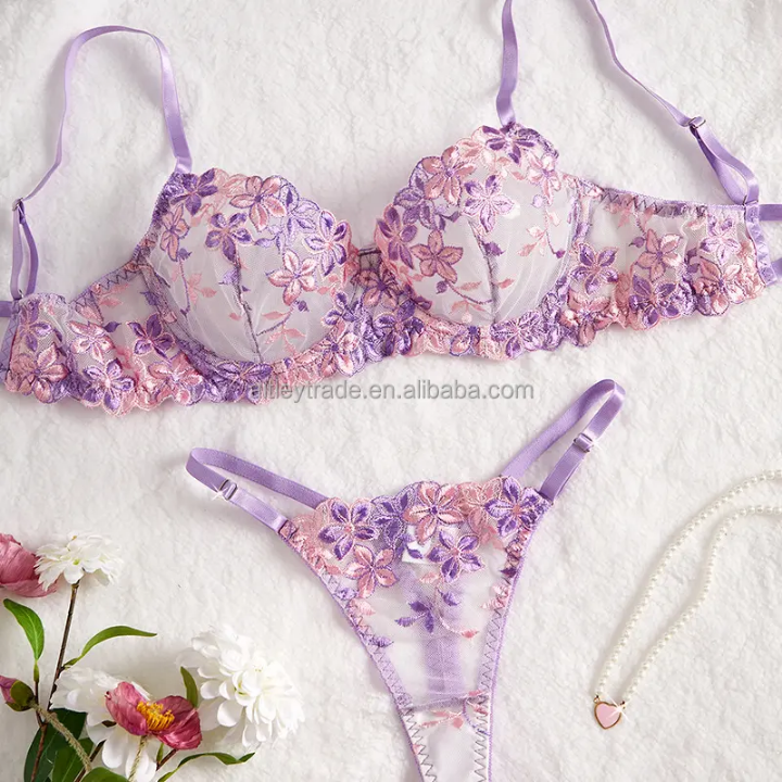 Women's Corset Bra Set Sexy Nightwear Bodysuits With Lace Decoration Bra Set