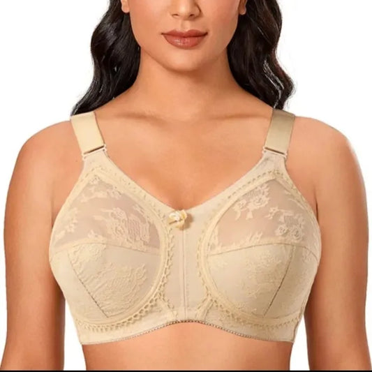 Flourish Plus Size Minimizer Bras, Sexy Women's Lace Bra