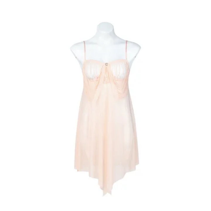 Transparent Sexy Fashionable Mature Looking Lingerie for Women Fabric Lace Hollow Night Dress