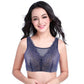 Soft Comfortable Mastectomy Bra with Pockets Wire-Free Support Breast Prosthesis Bra
