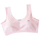 Girls' Seamless Cotton Anti-Exposure Bra Steel Ring Student Underwear Chest Pads for Children's