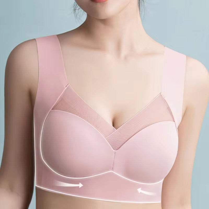 Plus Size Seamless Bra  Comfortable Push-Up Bra