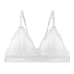 New Deep V Lace Bra Crop Top Triangle