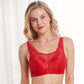 Soft Comfortable Mastectomy Bra with Pockets Wire-Free Support Breast Prosthesis Bra