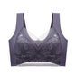 Plus Size Comfort Seamless Bra Full-Coverage Large Breast Bras Women'S Sexy Lace Underwear Comfortable Bra