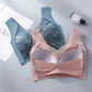 Plus Size Comfort Seamless Bra Full-Coverage Large Breast Bras Women'S Sexy Lace Underwear Comfortable Bra