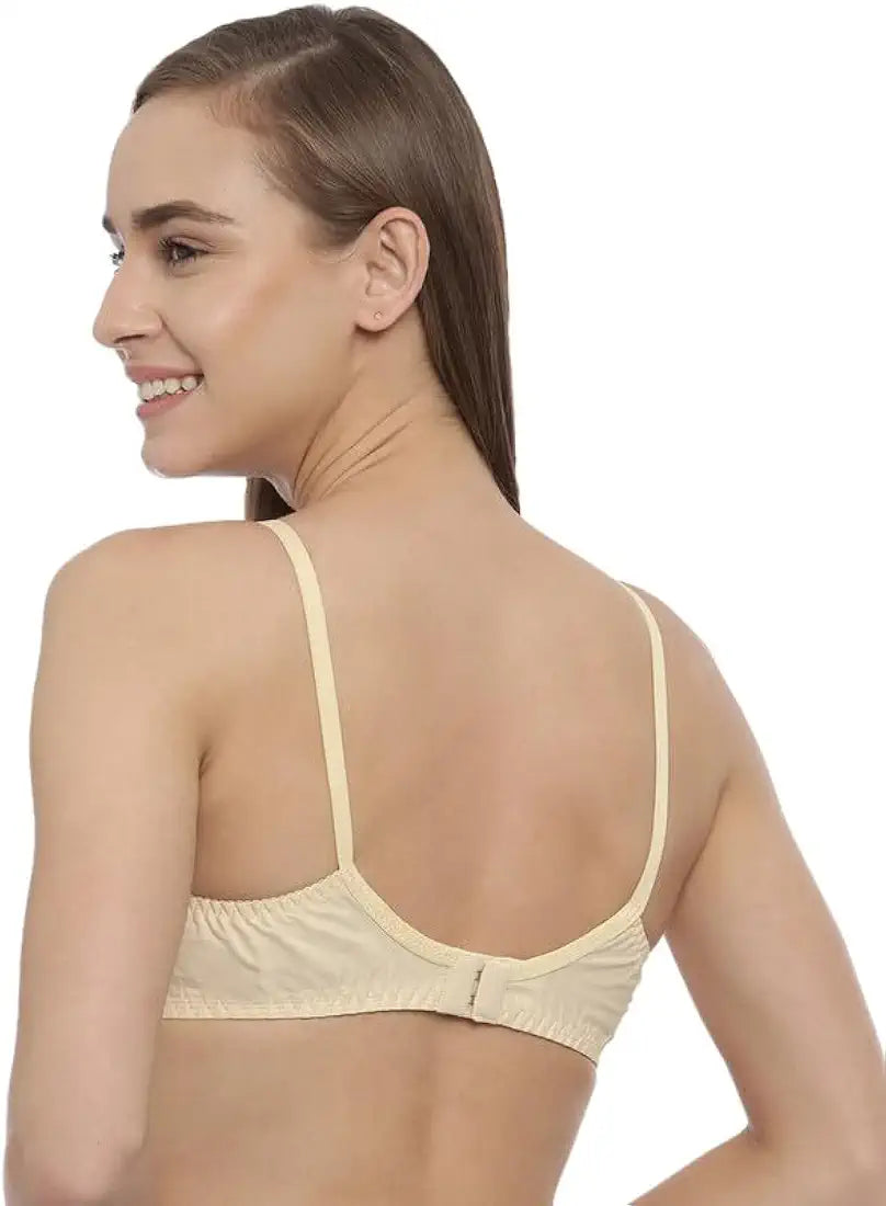 Women's Double Layered Cut and Sew Bra Full Coverage