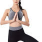 Front Zipper Removable Pads Fitness Sports Bra