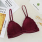 New Deep V Lace Bra Crop Top Triangle