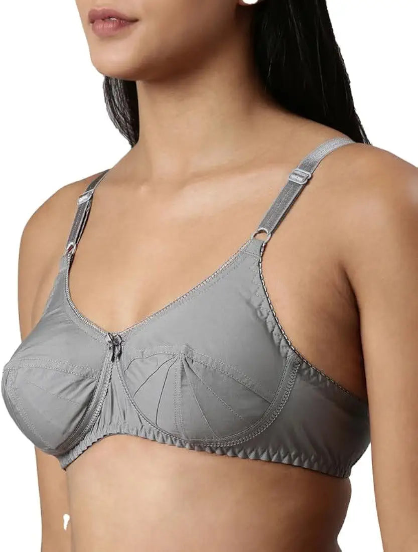 Women's Double Layered Cut and Sew Bra Full Coverage