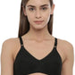 Women's Double Layered Cut and Sew Bra Full Coverage