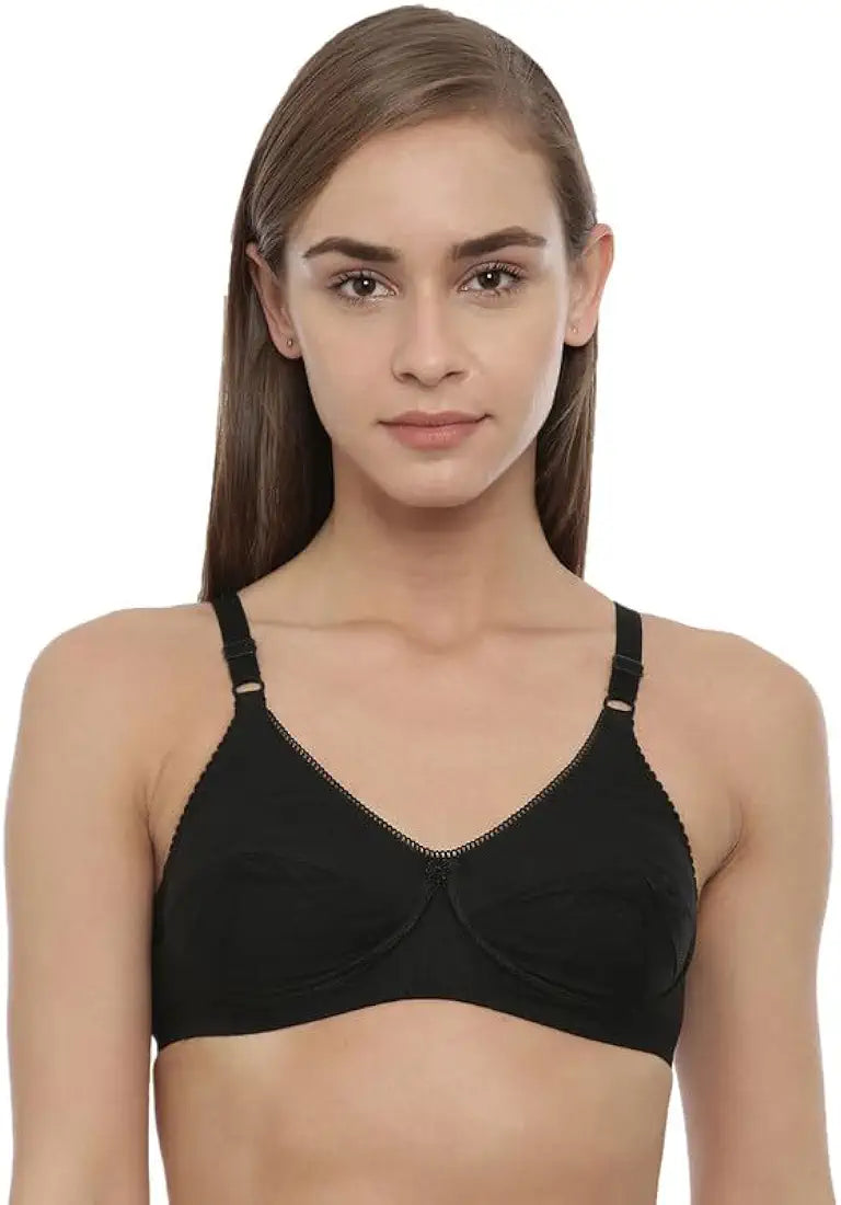 Women's Double Layered Cut and Sew Bra Full Coverage