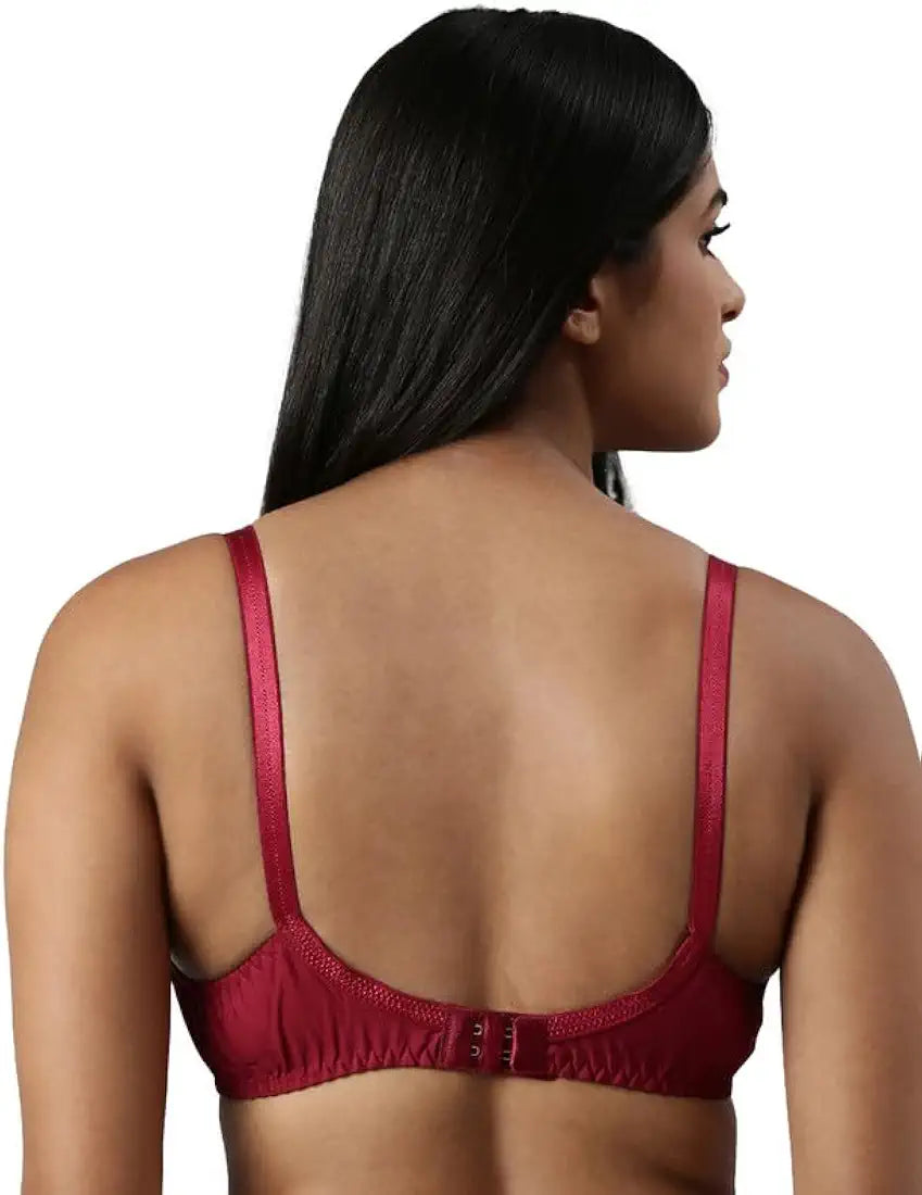 Women's Double Layered Cut and Sew Bra Full Coverage