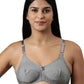 Women's Double Layered Cut and Sew Bra Full Coverage