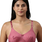 Women's Double Layered Cut and Sew Bra Full Coverage