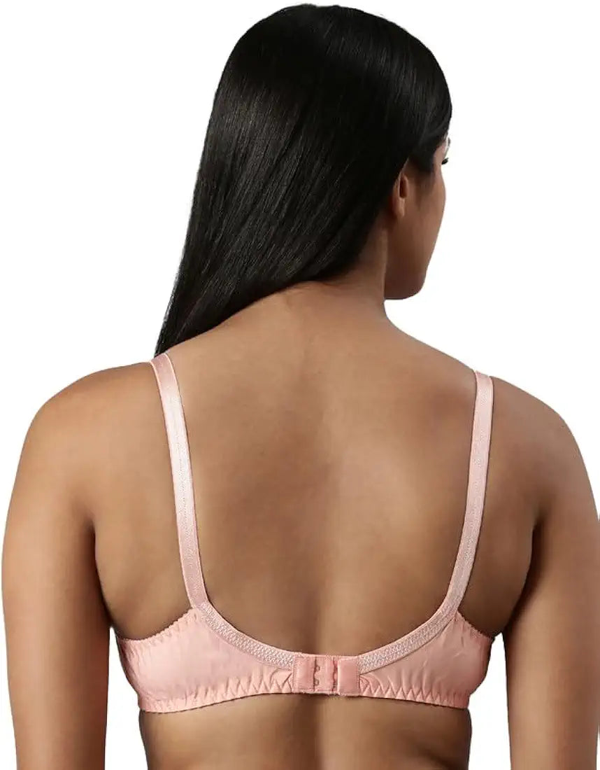 Women's Double Layered Cut and Sew Bra Full Coverage