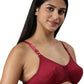 Women's Double Layered Cut and Sew Bra Full Coverage