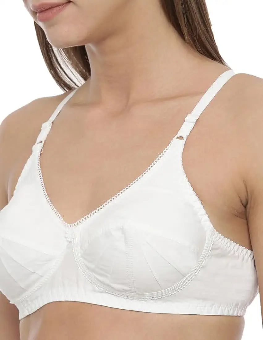 Women's Double Layered Cut and Sew Bra Full Coverage