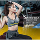 Front Zipper Removable Pads Fitness Sports Bra