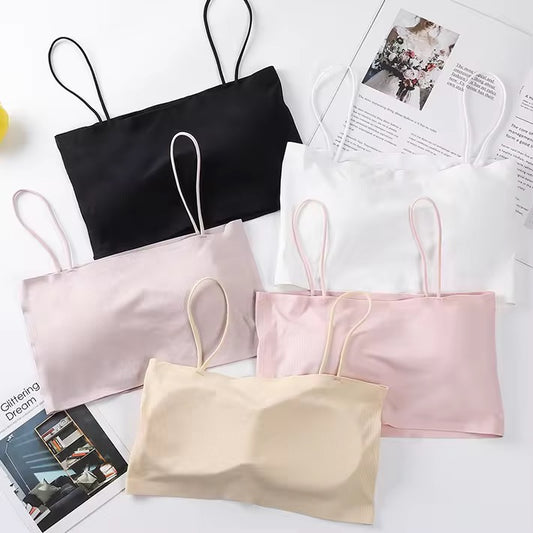 Wire Free Body Strapless Bra Tube Top Seamless Young Girl Bra Ladies