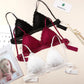 New Deep V Lace Bra Crop Top Triangle