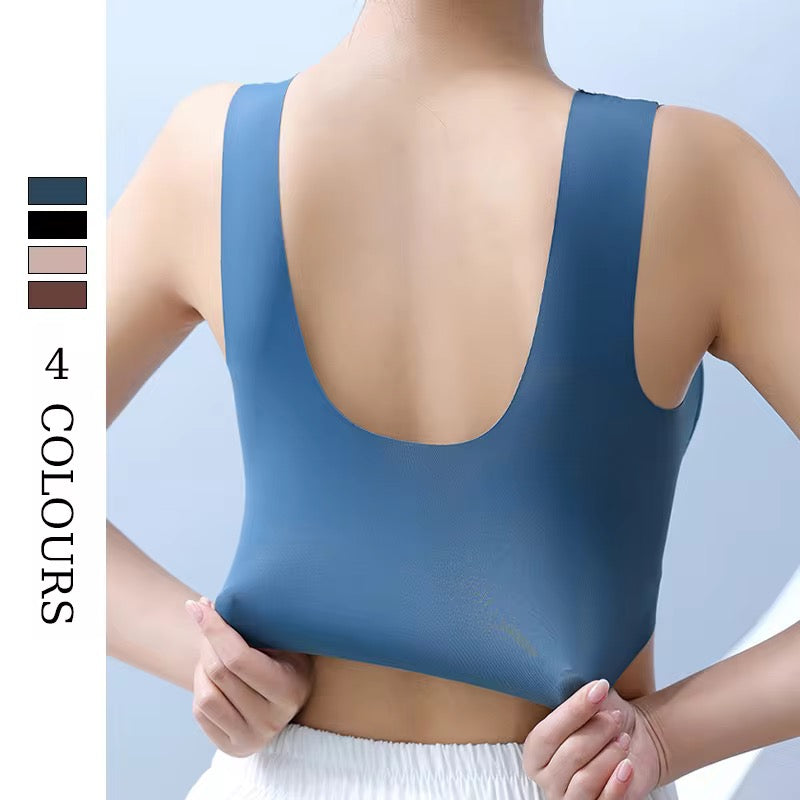 Deep V- Neck Design Plus Size Comfortable Lace Bra for Women