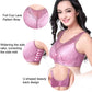 Soft Comfortable Mastectomy Bra with Pockets Wire-Free Support Breast Prosthesis Bra