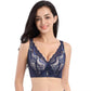 Women Seamless Sostenes Lace Female Cup Size Push up Frontless Bra Wire Free Big Size Bra