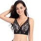 Women Seamless Sostenes Lace Female Cup Size Push up Frontless Bra Wire Free Big Size Bra