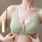 Large Size Front Opening Buckle Lady Underwear Lightweight Comfortable Push-up Wire Free Women's Bra