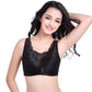 Soft Comfortable Mastectomy Bra with Pockets Wire-Free Support Breast Prosthesis Bra