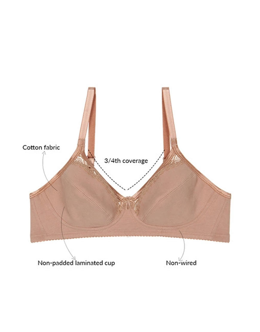 Cotton Wire-free Cut N Sew Bra