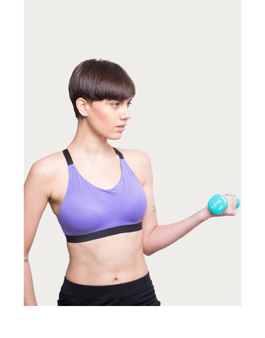 Slip On Sports Bra - Purple
