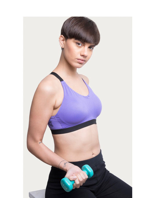Slip On Sports Bra - Purple