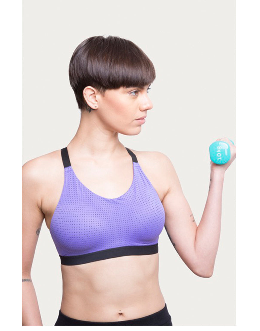 Slip On Sports Bra - Purple