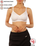 Double layered WIRE-FREE bra