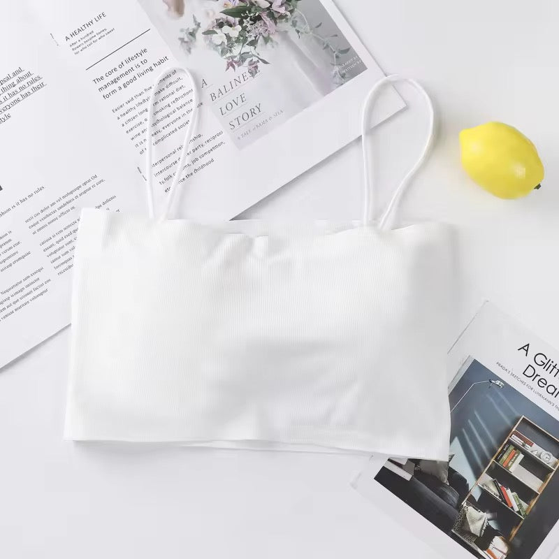 Wire Free Body Strapless Bra Tube Top Seamless Young Girl Bra Ladies