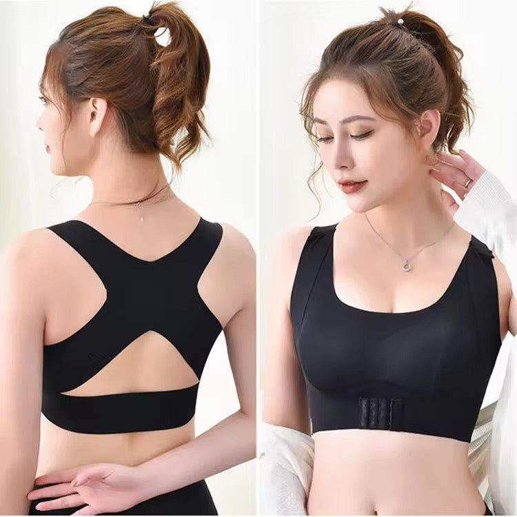 Push up Posture Corrector Wireless Bra Breathable Plus Size Women Bra
