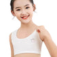 Girls' Seamless Cotton Anti-Exposure Bra Steel Ring Student Underwear Chest Pads for Children's