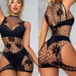 Womens Body Stocking Dress Sexy Transparent Hollow Out Fishnet Bodystocking