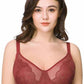 Transparent Design Plus Size Women's Hot Sexy Shape up Lace Bra With Wire
