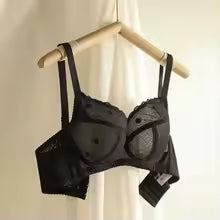 Elegant plus-size women's bra, anti-sagging, unlined, minimizer, lace Bra for women