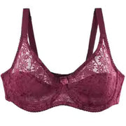 New Bras for Women Transparent Lace Plus Size CDE Cup Lingerie