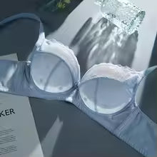 Elegant plus-size women's bra, anti-sagging, unlined, minimizer, lace Bra for women