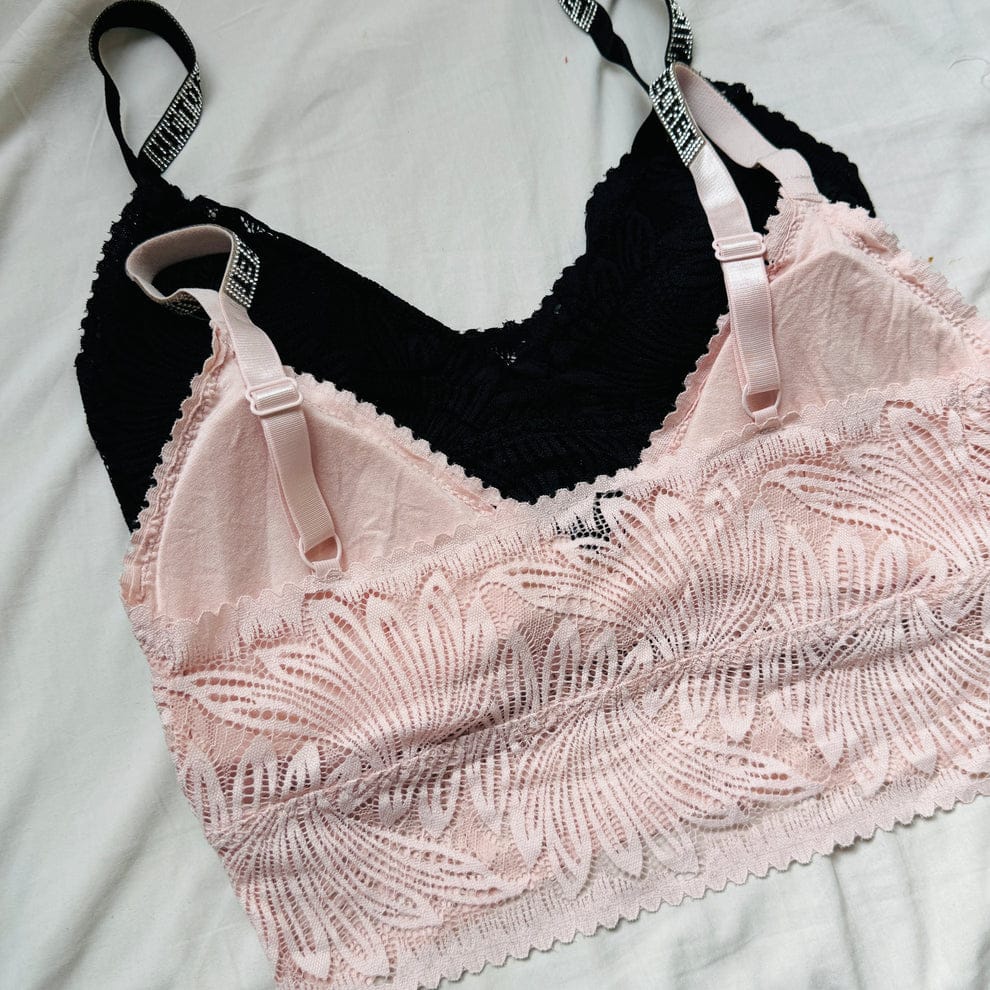 Lace thin Padded Nylon Bra